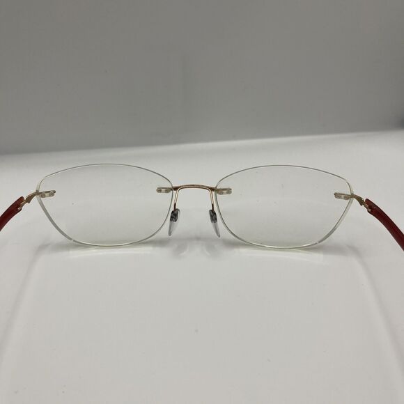 Silhouette Eyeglasses Titan 5479 20 6055 Designer Frames Only Red 17-135